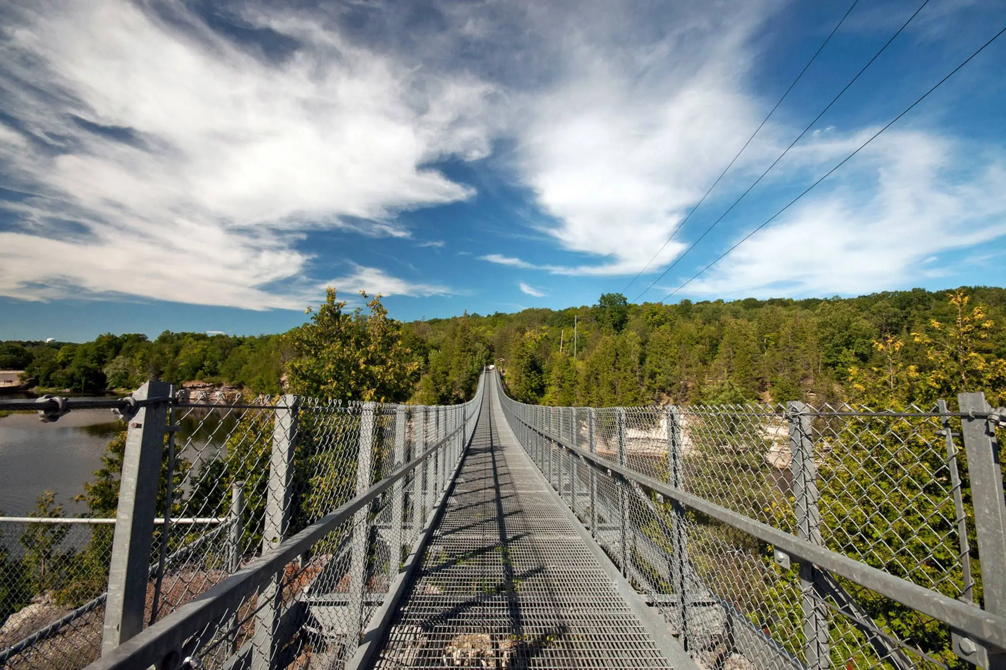 suspension bridge campbellford ontario
