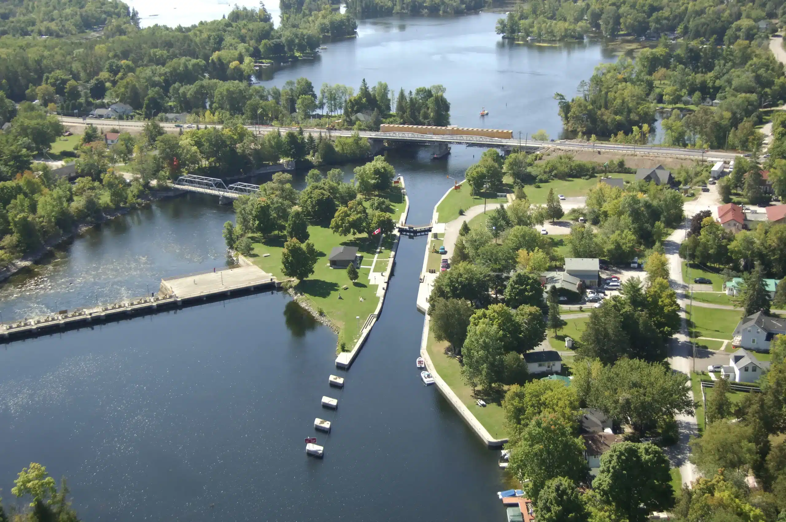 jackson bros spray foam youngs point aerial view